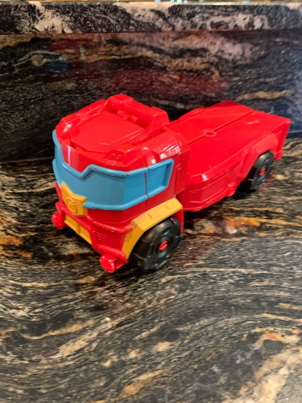 Playskool transformer Rescue Bot Red Kids Toy Truck